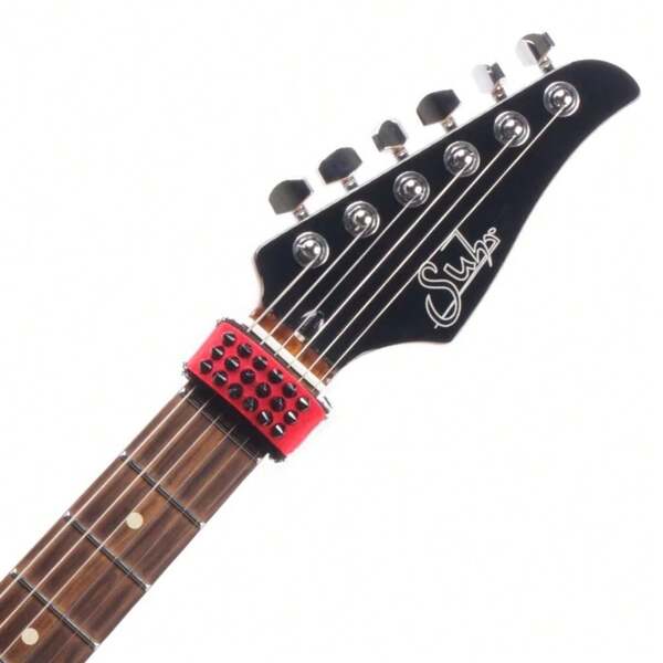 Correa con remaches y diseño genial, talla grande larga 18 cm, silenciosa, adecuada para guitarra eléctrica de 7 cuerdas y guitarra de 6 cuerdas regular