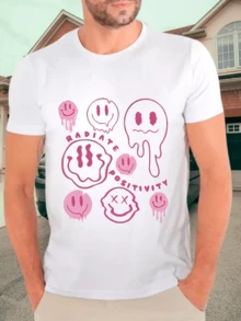 Camiseta Streetwear Branca Moderna Estilo Tumblr Radiate Positivity - LANÇAMENTO INÉDITO