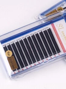 12 Reihen klassische flache elliptische Wimpern aus Kaschmir 0,20 0,25 0,15 J C D Curl matte schwarze elliptische gespaltene Spitzen klassische flache Wimpernverlängerung 8-15 mm super matte extrem weiche Seide flache Wimpernverlängerung Einzelfasern, Kunstfell-Flach-Wimpern, Wimpernbüschel, Einzelwimpern, Wimpern, Falsche Wimpern