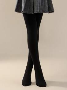 1 Pair Kids/Youth Opaque Tights, Thickened With Non-Slip Sole, Essential For Spring And Autumn, Fits Ages 2-16