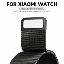 Correa compatible con Xiaomi Mi Band 8 Pulsera activa para MiBand Banda inteligente 8 Activa Correa de metal de acero inoxidable compatible con la correa Redmi Band 2