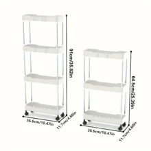 1 pezzo Carrello salvaspazio ultra sottile, scaffale mobile da bagno, scaffale multifunzione, scaffale per spazio stretto da bagno, accessori da bagno