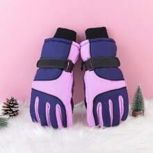 Winter Anti Cold, Windproof, Waterproof, Anti Slip Riding And Skiing Thick And Warm Touch Screen Gloves - Girls Ski Gloves - View 3