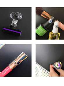 5pcs Nail Polish, Gel Bottle 1-500 Stickers Laser Colorful Waterproof Labels Markers Display Tools,Nail Supplies,Nail Tools,Nail Art Tools,Back To School,Nails,Nail Tools For Press On Nails - Multicolor - View 9