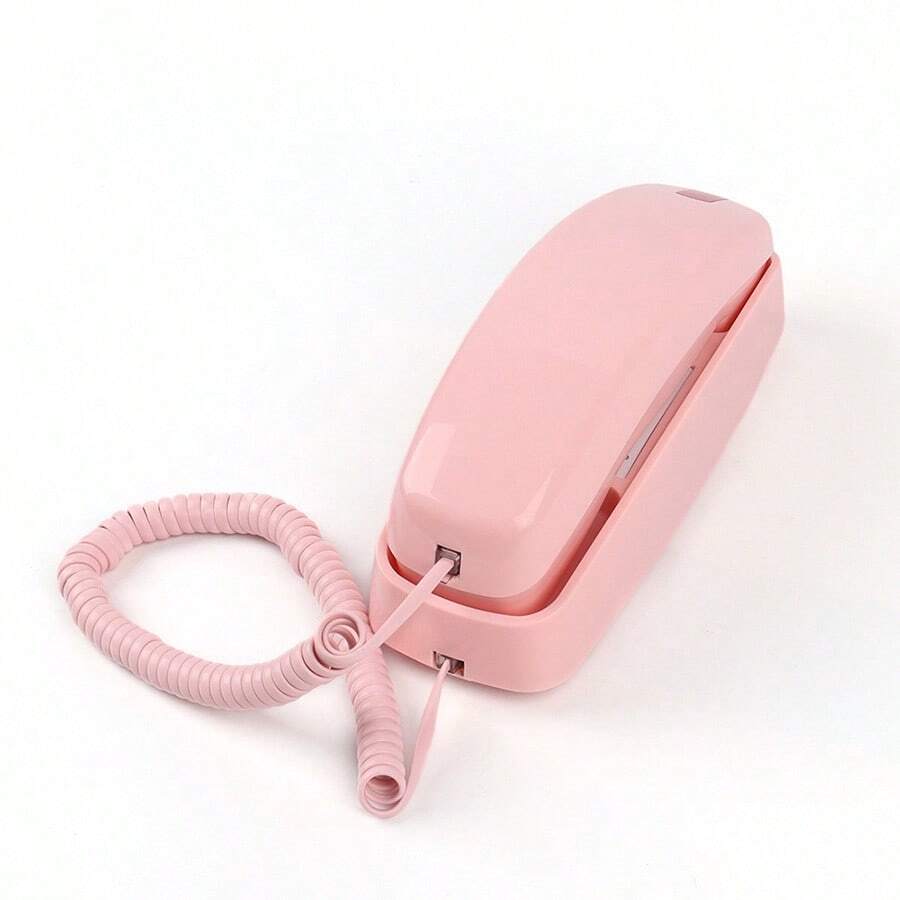 Wired Telephone For Home, Wall-Mounted Mini Extension Phone With ...