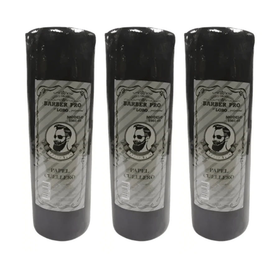 3pcs Black Neck Paper With 5 Rolls Wolf - Black - View 1