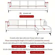 1 Stück Sofaüberzug, einfach passender Sofabezug, universeller Stretch und strapazierfähiger Möbelschutz mit Volant im Landhaus Stil - Dunkelgrün - Übersicht 3