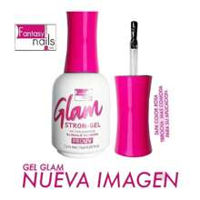 Glam Gel Finalizador para Aplicación de Uñas Fantasy Nails - transparente - Ver 3