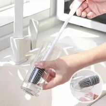 Escova De Lavar Garrafa Mamadeira Copo Taça Silicone Limpa Copo Garrafa Silicone Escova Multiuso Limpa Copo Garrafa