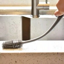 Escova De Lavar Garrafa Mamadeira Copo Taça Silicone Limpa Copo Garrafa Silicone Escova Multiuso Limpa Copo Garrafa