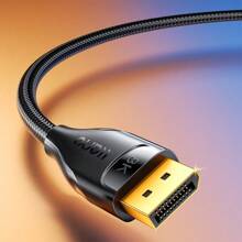 Llano DisplayPort 线缆 1.4、8K DP 线缆 9.8FT（8K@60Hz、4K@144Hz、2K@240Hz）32.4Gbps、HDCP 2.2、HDR10 - 黑色 - 查看 8