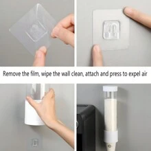 No-Drill Universal Disposable Cup Holder, Auto Drinking Cup Dispenser, Paper Cup Rack, Wall Mounted, Household & Water Dispenser Cup Organizer