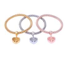 3pcs Women Multi-Color Alloy Bracelet Set, Suitable For Daily Wear