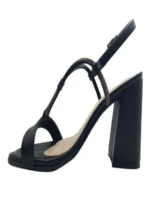 RAMARIM WOMEN'S SANDALS 2441201 BLOCK HEEL 9 CENTIMETERS - màu đen - Xem 2