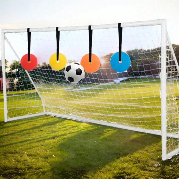 1pc/4pcs Adjustable Soccer Agility Training Targets, Can Actively Improve Accuracy & Speed, Soccer Training Plate Accessories, Shooting Practice Equipment, Suitable For Soccer, Baseball, Field Hockey And Hockey, Random Color