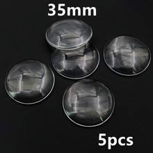 6-40mm Round Glass Cabochons Dome Transparent Clear Flat Back For Blank Bezel Trays Pedant Bracelet DIY Jewelry Making Accessories - Clear - View 20