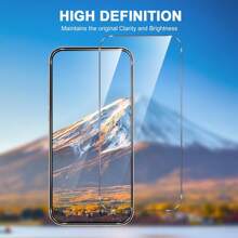 5pcs Screen Protector Compatible With Iphone 16 Pro Max 15 14 Plus 13 12 Mini 11 Tempered Glass Anti Scratch 9H Hardness Case Friendly