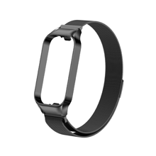 Correa compatible con Xiaomi Mi Band 8 Pulsera activa para MiBand Banda inteligente 8 Activa Correa de metal de acero inoxidable compatible con la correa Redmi Band 2