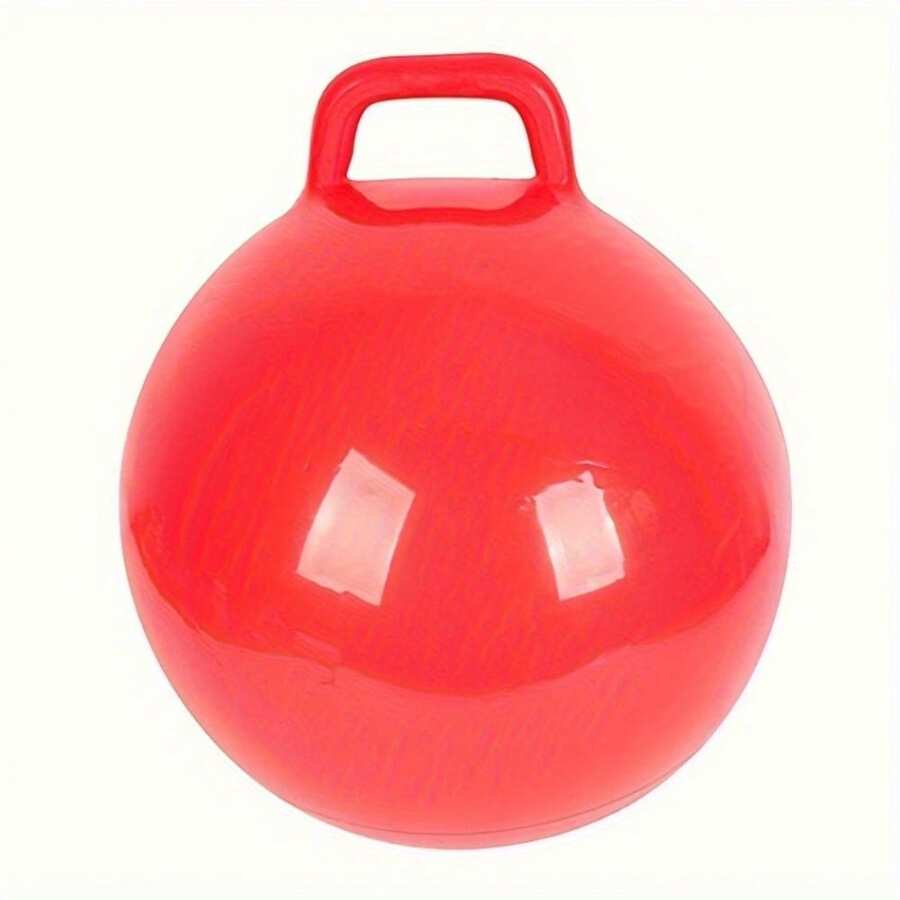1pc Hopper Ball Jumping Hopping Ball, Exercise Ball Bouncing Ball With Handle For Outdoors Sports School Games Exercise (Red, Blue, 18 Inch) - 1pc Red - View 1