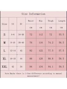 Women's Knee Length Denim Shorts Loose Solid Color Low Rise Wide Leg Long Shorts With Pockets For Summer - Dark Grey - View 9