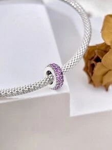 1 pièce de perles pentagramme en argent sterling 925 pour bracelets de fabrication de bijoux DIY, cadeau d'anniversaire pour dames élégantes
