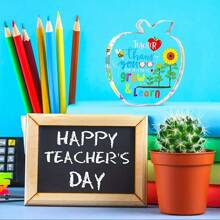 1pc Teacher Appreciation Gifts For Women & Learn Paperweight End Of The Year Teacher Gifts Teachers Retirement Gifts For Women Men