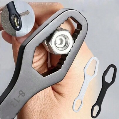Multifunctional Double Head Spanner Self-Tightening Plum Wrench Auto Repair Household Spanner 8-24mm, Tools For Men