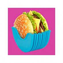 Molde de hamburguesa de silicona - Prensa de hamburguesa reutilizable, máquina de hacer sándwiches lavable, molde reutilizable para hamburguesas, rejilla expandible para hamburguesas