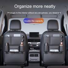 1pc Car Seat Back Storage Bag Car Storage Bag  Car Tissue Box Car Seat Back Storage Rack Car Seat Back Storage Bag