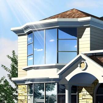 1pc Insulating Film One-Way Privacy Window Film,Anti-UV Sun Protection Glass Sticker For Home Use