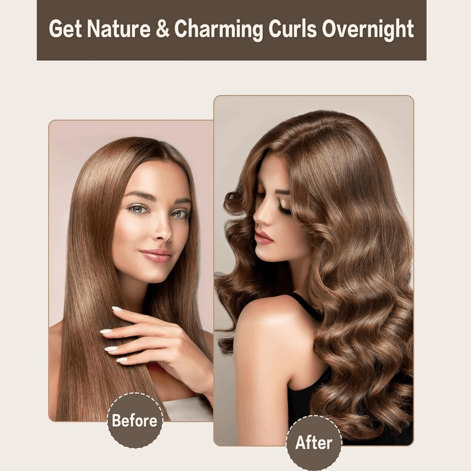 Heatless Curling Set - Jumbo Size Heatless Curling Rods, Velvet-Satin ...