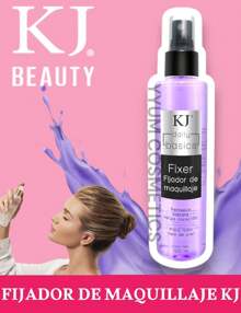Fijador de maquillaje KJ Beauty Kejel Jabibe Hidrata, calma, maquillaje por más tiempo y refresca 120ml - Morado - Ver 6