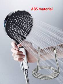 Large Panel Shower Head Large Hole Super Strong Water Pressure Pressurized Bathroom Shower Head, ABS Material Home Bathroom Decor Fall Decor Bathroom Accessories