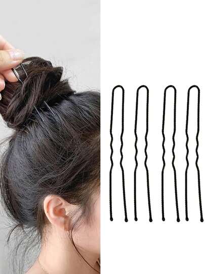 50 件精致 U 型发夹系列 - 耐用的金属发饰，适合婚礼、发髻造型和高髻 - 持久耐用、易于使用、多功能发夹，适合所有发质，美发工具