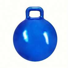 1pc Hopper Ball Jumping Hopping Ball, Exercise Ball Bouncing Ball With Handle For Outdoors Sports School Games Exercise (Red, Blue, 18 Inch) - 1pc Red - View 4