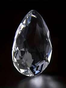 5/10/15/20pcs Glass Crystal Tear Drop Prism -28mm Transparent Carving Beads, Angel Tear Crystal Pendant And DIY Jewelry Making, Branch Pendant Light Parts, Wreath Curtain Strips, Shining Sun Catcher, Used For Indoor And Outdoor, Room, Kitchen, Garden, Courtyard, Birthday, Christmas, Festival Decoration, Wedding Party Hanging Decoration - Multicolor - View 7