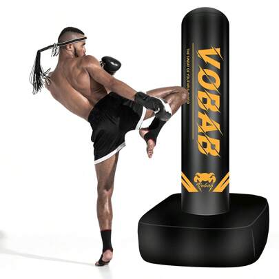 Stand Up Punching Bag, 68 Inch Heavy Duty Punching Bag With Stand, Boxing Punching Bag For Men Teens Women MMA Muay Thai Fitness Karate Muay Thai Beginners