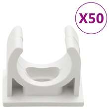 Cable con Canal de PVC Premium con Clips de 30m, Solución durable para el manejo de cables para un sistema de cableado ordenado y organizado - Blanco - Ver 3