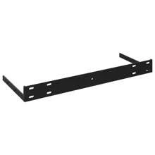 Ensemble de deux étagères murales flottantes grises élégantes de 80 x 23,5 x 3,8 cm, solution de rangement moderne pour la maison