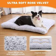 Rose Plush Fluffy Comfortable Pet Bed Mat, Slip-Resistant Soft Large Dog Cushion, Suitable For Big, Medium And Small Dogs And Cats, Indoor/Outdoor/Car Use, Oeko-Tex And Sedex Certified Home Textile Factory - Multicolor - View 4