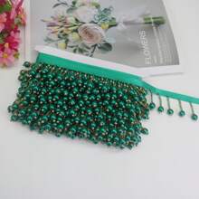 1 Yards Beaded Fringe Decorative Tassels Pendants 4.5cm Wide Lace For Crafts Sewing Accessories Tassel DIY Trimming Trims Trim Fringes Sewing Fringe Tassels Tassel Fringe Trim Decoration Sewing Fringes Fabric And Lace Tassels Crafts Bead Fringe - Multicolor - View 15