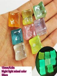 Acrylic Transparent Square Plastic Ice Cubes, Water Crystal Bottle Bar Photography Props Best Gifts Birthday Graduation
