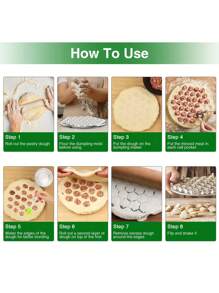 1 Pc Easy-To-Use Aluminum Dumpling Maker - 37-Hole Ravioli Press For DIY Dough & Pastry, Perfect For Meat Dumplings - Essential Kitchen Gadget - Multicolor - View 12