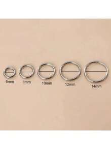 1pc Double Septum Rings Nose Rings Hoops Cartilage Hoop Earring Piercing Nose Open Stacked Hoop Nose Rings 16G 18G 20G 6/8/10mm,Nose Rings Septum Piercing Clicker Nose Hoops Piercings Hinged Segment Rings Helix Piercing Unisex Body Jewelry,3 Layers Hinged Septum Nose Rings, Nose Piercing Jewelry Helix Cartilage Tragus Earrings Piercing Jewelry For Women - Multicolor - View 10