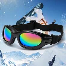 1 stuk outdoor ski-bergbeklimmingsbril, motorbril, beschermende bril voor sneeuwsporten, anti-wind, anti-impact, anti-spat sportbril voor fietsen, klimmen, wandelen, comfortabele casual outfits outdoor fietsbril voor zomer strandvakantie, buiten, reizen