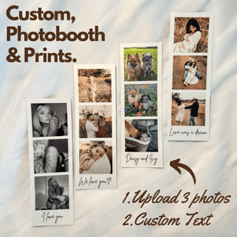 Gift, Decor, Thanksgiving Gift, New Year Gift, Party Decor, Custom Photo Booth Prints, Personalize Photo Booth Prints, Wedding Photo Booth Cards, Photo Booth Strip Frame, Personalized Strip With Custom Text Mom, Family, Friends, Tea Room, Home, Garden, Office, For Anniversaries, For Valentine's Day, For Mother's Day, For Birthdays, For Father's Day, For Graduation, For Weddings, For Housewarming,Warm Ambience,Fall Decor,Elegant Living,Artful Living