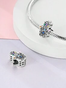 STYFNE 1 件 S925 镀银信仰系列永恒守护者吊坠，象征卷轴图案手，吊坠饰品，手工制作的 DIY 珠宝，送给女朋友/最好的朋友的日常小礼物 - 銀色 - 查看 11