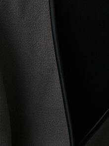 Áo khoác dài tay thắt lưng thời trang đi làm và đi học cho nữ, thanh lịch, thu/đông - Màu xám đen - Xem 5