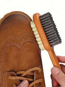 2-In-1 Suede Cleaning Tool: Eraser And Brush Combo - Gentle Yet Effective Shoe Care, Removes Dirt And Stains