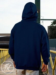 Dandadan Okarun Momo Seiko Trio Anime Sweatshirt  Drawing 2314 Flow Fx - Navy Blue - View 7